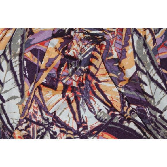 Johnny Martin Midi Dress Abstract Butterfly Design Size M Medium - Picture 2 of 5